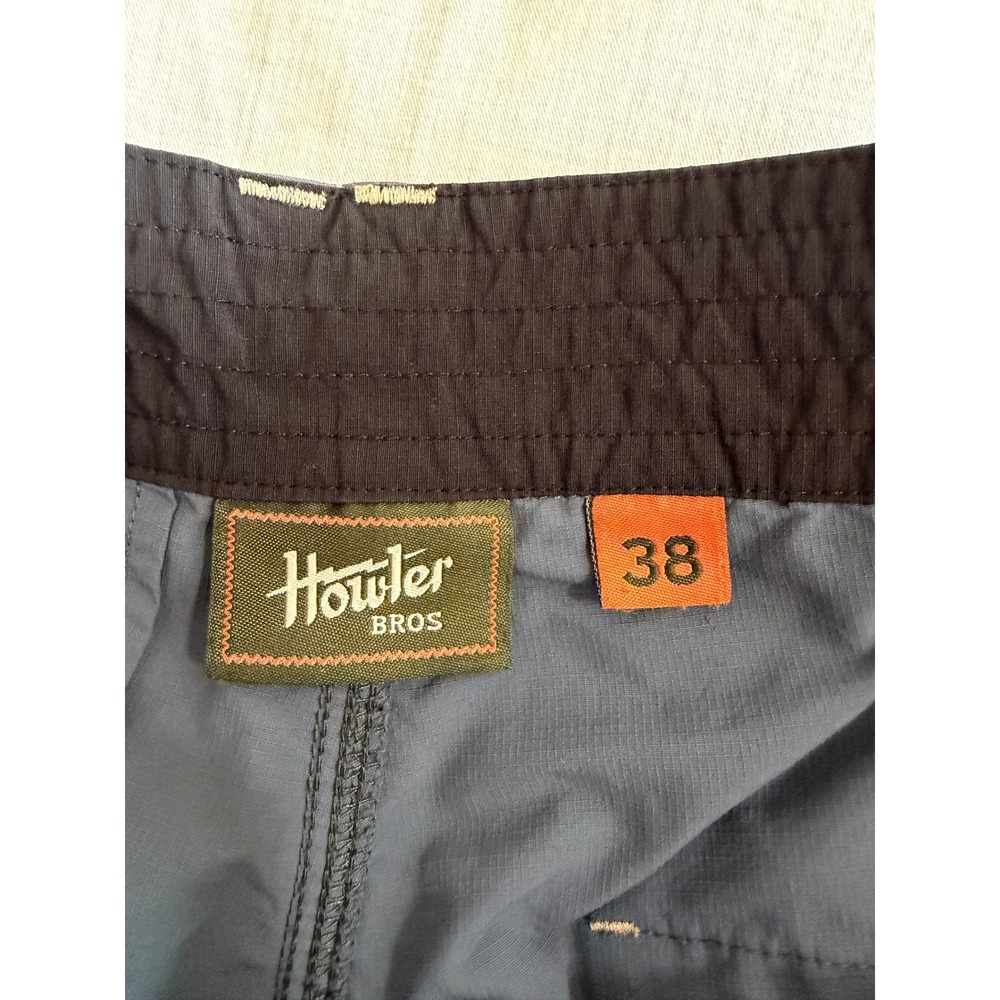 Howler Bros Horizon Hybrid Shorts Mens 38 Blue Ripstop Nylon Water Hiking - Picture 7 of 9